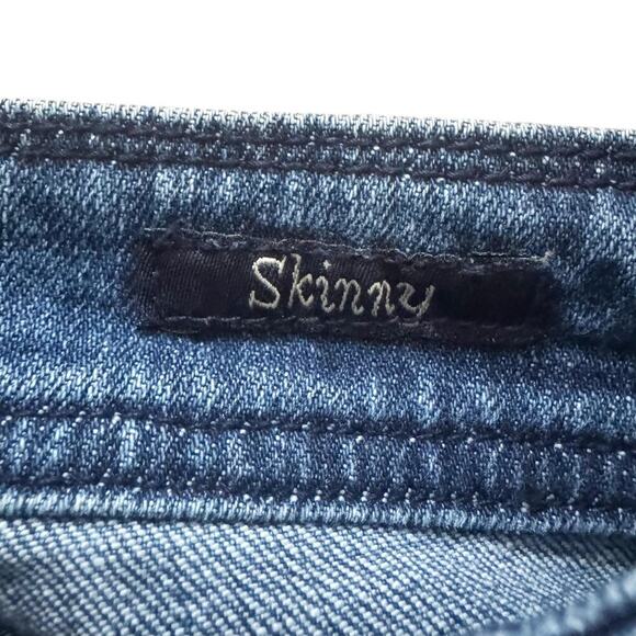 Vigoss Studio Nolita Skinny Jeans Womens 28 Blue Denim low rise Slim Fit Pants - Picture 3 of 16